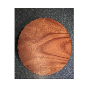 Plateau tournant Lazy Susan personnalisé de haute qualité en bois, plateau tournant de cuisine en bois d'acacia de 18 pouces, personnalisable - Product Image 1