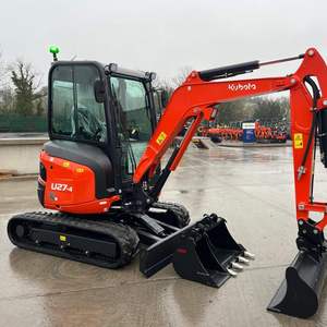 Maquinaria Usada Japonesa de Alta Calidad Kubota KX057-5 KX057-4, Miniexcavadora Usada Kubota con Cambio Rápido Hidráulico en Venta - Product Image 2