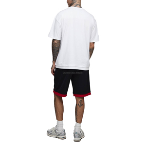 Conjunto de Camiseta y Pantalones Cortos de Algodón Premium para Hombre, Transpirable, Informal, para Verano, Fabricante, Venta al Por Mayor - Product Image 6