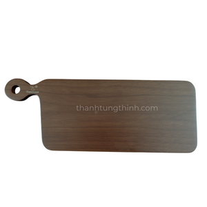 Tabla de cortar rectangular de madera de acacia de alta calidad con mango, certificada por la FDA, no tóxica, antideslizante, hecha en Vietnam - Product Image 4