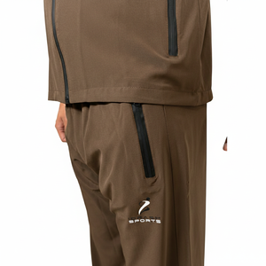 Trajes Deportivos Personalizados Ecológicos para Hombre, Corte Ajustado, Color Sólido, Ligeros, Antibacterianos, de Poliéster/Algodón - Product Image 6