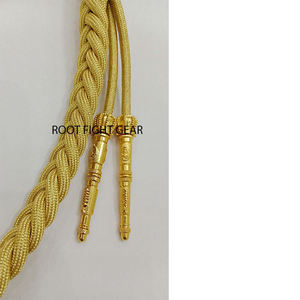 สายคล้องไหล่สำหรับเครื่องแบบพิธีการ พร้อมสายรัดนกหวีดและปลายโลหะ วัสดุปรับแต่งได้ - Product Image 6