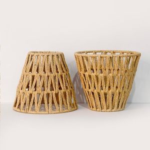 Abat-jour de plafond en jonc de mer, lampe suspendue tissée à la main, abat-jour naturel, éclairage bohème pour la maison, fournisseur du Vietnam - Product Image 5