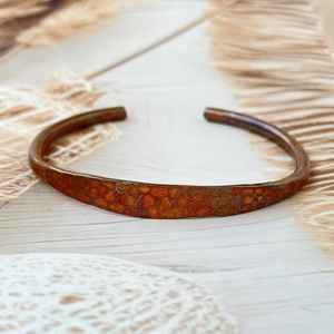 Bracelet en cuivre torsadé rond de haute qualité, fait main, en cuivre pur massif, bracelet manchette, prix de gros - Product Image 4