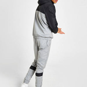 Survêtements en polyester, veste coupe-vent en nylon, pantalon de jogging, ensemble de survêtement pour hommes, hiver, fermeture éclair, pantalon avec bandes latérales - Product Image 6