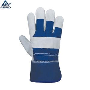 Guantes de Trabajo de Cuero para Hombre, de Piel de Vaca, Resistentes, de Seguridad, para Conductor, Soldador, Mecánico - Product Image 3
