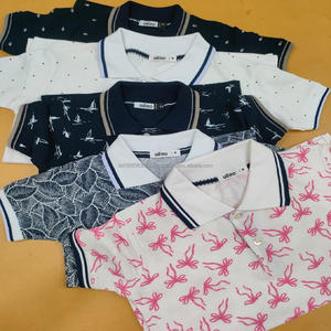 Camiseta Polo a Rayas para Niños al por Mayor, Camiseta de Moda Infantil de Verano, Cuello Polo Cómodo, Manga Corta, Lote de Ropa de Bangladesh - Product Image 3