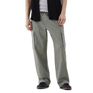 Pantalones Cargo de Pana de Cintura Alta Personalizados para Hombre, Pantalones Deportivos Rectos para Correr, de Secado Rápido, Corte Regular, Estilo Urbano - Product Image 4