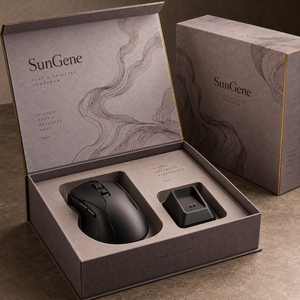 กล่องแม่เหล็กแบบกำหนดเอง SunGene Arcade Atelier สำหรับเมาส์เกมมิ่งและแท่นวาง - Product Image 1