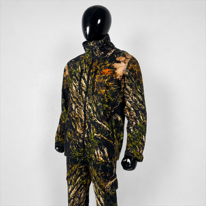 <b>Mens</b> <b>Camouflage</b> Hunting <b>Jacket</b> and Pants Set Sublimation Printed Fleece Polyester Outdoor Apparel OEM Custom Needle Detection - Product Image 3
