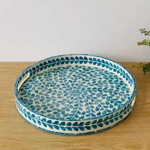 Plateau en résine très attrayant avec pot en résine pour fruits secs, plateau de service décoratif pour collations, rangement - Product Image 3