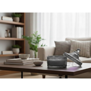 Bougie artistique en pot en forme de château, faite à la main en cire de soja, parfumée pour le Nouvel An chinois, Noël, Pâques, la Saint-Valentin, Diwali et autres fêtes - Product Image 2