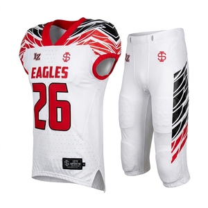 Nouvelle conception, style personnalisé, uniforme de football, maillot de sport en polyester et pantalon de protection, ensembles de vêtements de sport d'équipe - Product Image 5