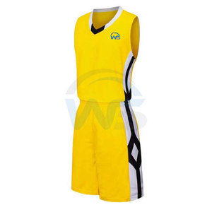 Uniforme de basket-ball sur mesure respirant, service OEM, pour hommes, 100% polyester, vêtements d'équipe avec couleurs et tailles personnalisées - Product Image 2
