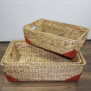 Nuevo diseño de cestas de almacenamiento de jacinto de agua, organizador rectangular para la organización del hogar - Product Image 5
