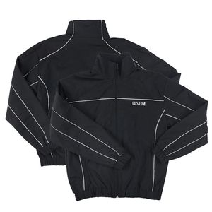 Custom Winter Nylon Polyester Shell Tracksuit Two Piece Jogging Heat Suit <b>Track</b> Windbreaker <b>Jacket</b> Sets <b>Men</b> Sweat Suit - Product Image 2