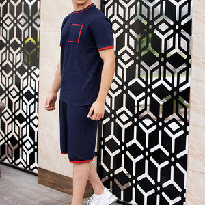 Nouvelle Arrivée 2026 – Ensemble T-shirt et Short Décontracté pour Homme, Vente en Gros, Design Personnalisé, Respirant, Écologique, Séchage Rapide - Product Image 2