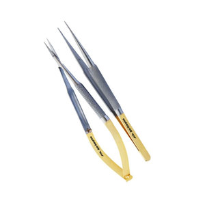 Juego de Microcirugía Profesional, Portaagujas con Punta de Carburo de Tungsteno y Tijeras Microquirúrgicas de Precisión, Alta Precisión - Product Image 5