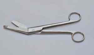 กรรไกรแพทย์รุ่นใหม่ ปลายปลอดภัย สำหรับมืออาชีพ ใช้ในโรงพยาบาล ตัดผ้าพันแผล สำหรับการรักษาทางทันตกรรม - Product Image 4