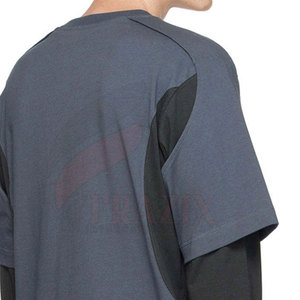 Camisa de Doble Capa, Tejido de Algodón Transpirable, Diseño en Capas, Ajuste Cómodo, Construcción Duradera, Ropa Casual Diaria - Product Image 6