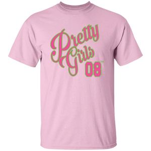 T-shirt rose imprimé graphique, manches courtes, col rond, en coton, personnalisé, style décontracté, streetwear, tendance, été - Product Image 1