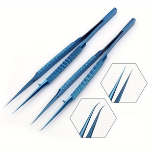 Pinzas Quirúrgicas Manuales de Titanio, Juego de Instrumentos de Precisión para Uso Hospitalario, Odontología, Oftalmología y Microcirugía - Product Image 5