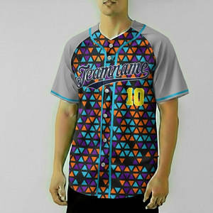 Maillots de baseball rayés personnalisés en gros, haute qualité, 100 % polyester, ensemble de maillots de baseball vierges pour adultes et équipes débutantes - Product Image 1