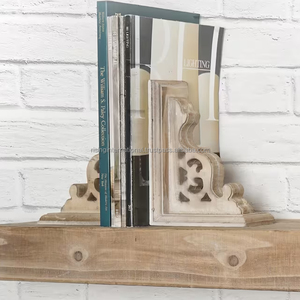 Sujetalibros de madera de diseño moderno Sujetalibros funcionales ornamentales decorativos de grado de calidad Compre de un fabricante indio - Product Image 6