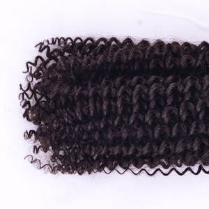 Perruque malaisienne, crépue et bouclée, cheveux naturels de qualité Remy, non traités, Swiss Lace transparente HD, 100% de densité - Product Image 5