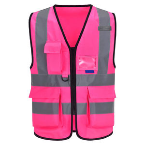 Gilet de sécurité réfléchissant pour personnel d'hôpital et d'ambulance, prix d'usine OEM, classe 1 ANSI, étanche, avec LED clignotante, logo personnalisé, haute visibilité - Product Image 1