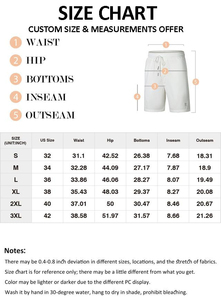 Casual Streetwear Sweat Shorts 360 Grams Woolen Breathable Windproof Knee Length <b>Drawstring</b> Closure Lightweight Soft Relaxed Fit - Product Image 6