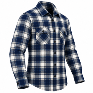 Wholesale Men <b>Plaid</b> Flannel <b>Shirt</b> Heavy Cotton Casual Button Down <b>Shirt</b> Long Sleeve Check <b>Shirt</b> Custom Mens Work Flannel <b>Shirt</b> - Product Image 3