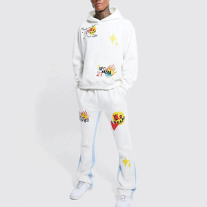 Survêtements décontractés d'hiver légers à capuche unisexes respirants en coton 100% - Product Image 1