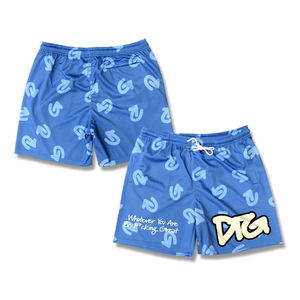 Shorts de basket-ball personnalisés en sublimation pour hommes, shorts décontractés de sport et streetwear en gros - Product Image 1