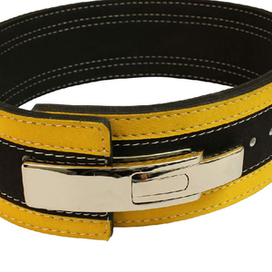 Ceinture de Soutien Lombaire pour Musculation et Haltérophilie en Cuir Personnalisé Antidérapante Ajustable Respirante Séchage Rapide Fermeture à Levier - Product Image 6