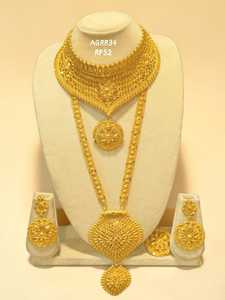 New Fashion Hiphop Style Gold Plated Brass Diamond Women's Jewelry Set Necklace Engagement Wedding Anniversary Gift Party Chunky - Product Image 6