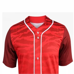 Maillot de baseball sublimé professionnel, logo personnalisé, numéro et nom imprimés, respirant, tenue d'équipe athlétique pour la ligue américaine - Product Image 3