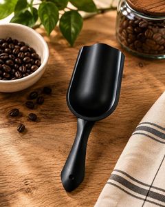 Cuchara Medidora de Café Negra de Lujo, Cuchara de Metal para Granos de Café, Cuchara para Café Molido de Cocina - Product Image 5