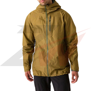 Veste coupe-vent de haute qualité, design personnalisé, style coupe-vent, longue, à capuche, légère, imperméable, pour hommes, randonnée, coupe-vent, softshell - Product Image 5