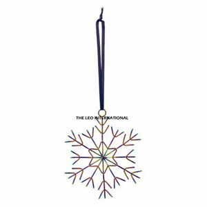 New Popular <b>Snowflake</b> Design Christmas Hanging Ornaments <b>Decorating</b> for Home Xmas New Year Party Accents - Product Image 1