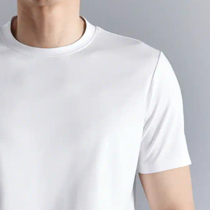 T-shirt en coton pour homme, design confortable avec logo personnalisable, vêtement décontracté à manches courtes, service OEM, design 2026 - Product Image 4