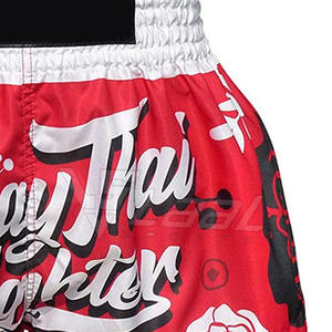 กางเกงมวยไทยขาสั้นระบายอากาศได้ดีแห้งเร็วกางเกงมวยไทยสำหรับผู้ชาย - Product Image 3
