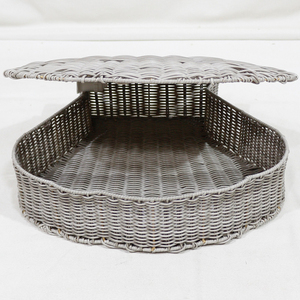 Plateaux écologiques faits à la main en forme de coquillage, paniers en jonc de mer naturel, marque Artex Dong Thap, origine Vietnam, pour la maison et la cuisine - Product Image 4