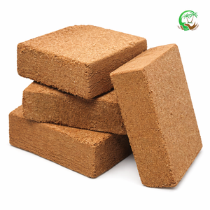 Cocopeat 100% pur et biologique, bloc de 5 kg, faible EC, fibre de coco pour mélange de culture, potager et jardinage hydroponique, aménagement paysager, Inde - Product Image 3