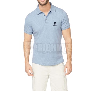 เสื้อกอล์ฟแขนสั้นผ้าฟลีซเนื้อนุ่มแบบเรียบง่าย สั่งทำได้ แห้งเร็ว ราคาส่งถูก พร้อมปักโลโก้ด้านหน้าและสกรีนลาย - Product Image 6