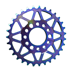 Premium Motorcycle Sprocket Coated with PVD <b>Titanium</b> Purple Coating for Superior Surface Protection Enhanced Durability - Product Image 1