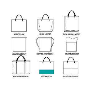 Sac fourre-tout en toile personnalisé Brick Lane Book Shop, noir et beige, avec impression de logo, pour le shopping et l'usage quotidien, sports et shopping LOGO - Product Image 5