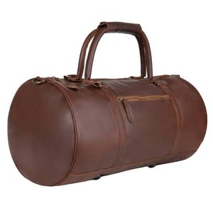 Sac de voyage en cuir unisexe de haute qualité, personnalisable, grande capacité, compartiment à chaussures, avec logo personnalisé et espace de rangement personnalisé - Product Image 4