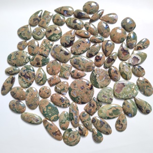 AAA+ Natural Amethyst Rhyolite Loose Crystal Quartz Jade Healing Cabochon Semi-Precious MAHNAJ GEMS Stone Wholesale Gemstone - Product Image 2