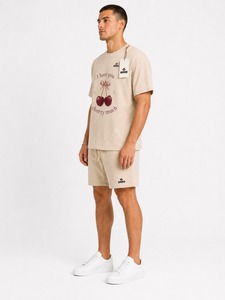 <b>Men</b> <b>Summer</b> Sports Set Short Sleeve T <b>Shirt</b> and Shorts Comfortable Two Piece Activewear Outfit with Oem Service - Product Image 2